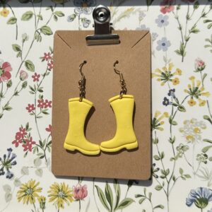 Yellow Boot Dangles